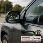 1Pcs SUV Rearview Locking Glass mirror