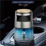 1Pcs BLACK ODOR Solid Glass Car perfume Cup Holder with Aromatherapy