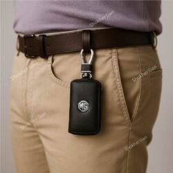 Car Middle Logo Style Pu leather remote cover