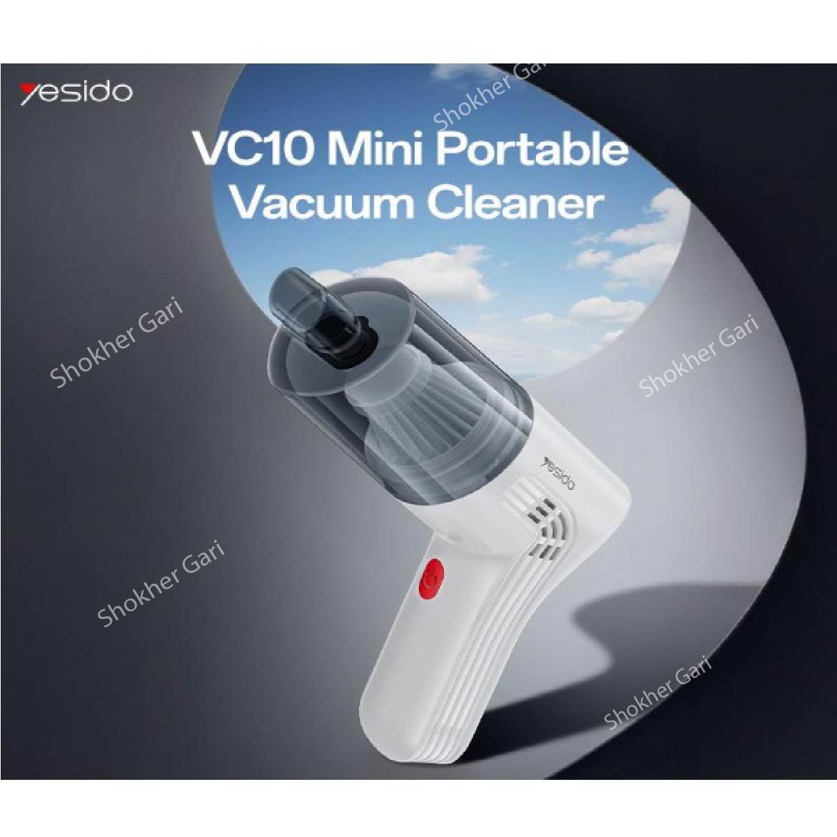 SG1552 Yesido VC10 Car Portable Handheld Vacuum Cleaner 3490 TK (3) Yesido VC10 Car Portable Handheld Vacuum Cleaner - Image 1